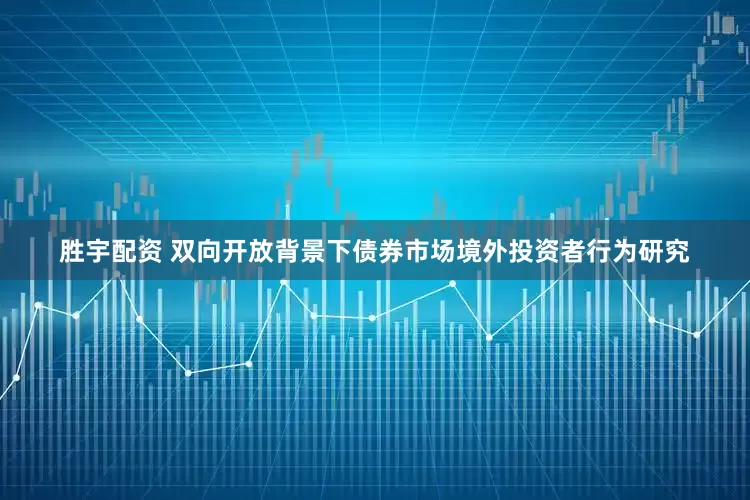 胜宇配资 双向开放背景下债券市场境外投资者行为研究